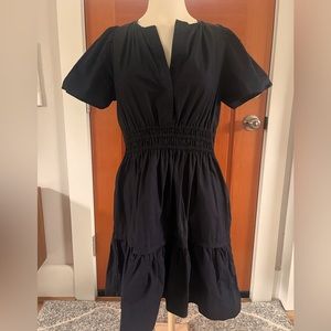Anthropologie Black Somerset Dress